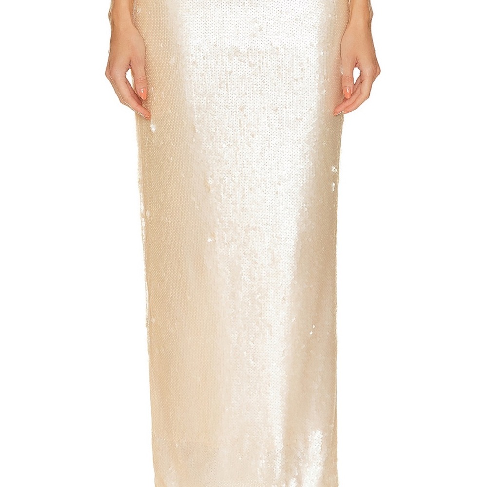 Lovers and Friends X BRIDGET LILIUM SKIRT IN BEIGE NEUTRAL
